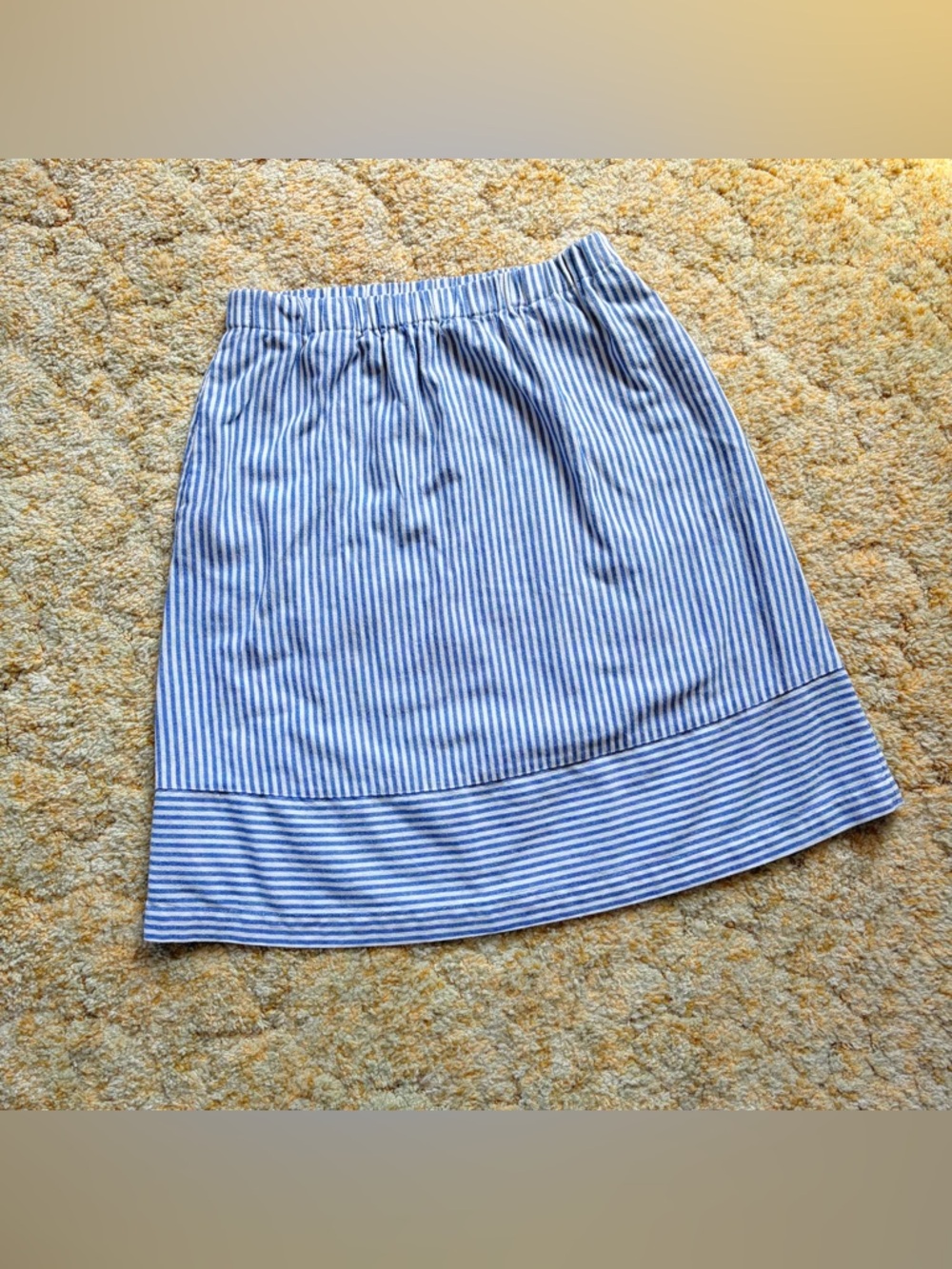 ‼️SOLD‼️Blue & White Striped Skirt